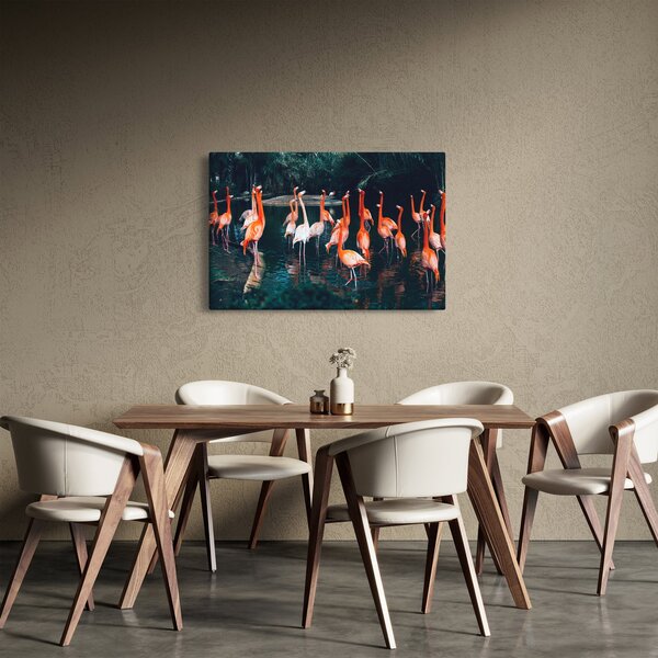Slika jata flaminga (90x60 cm)