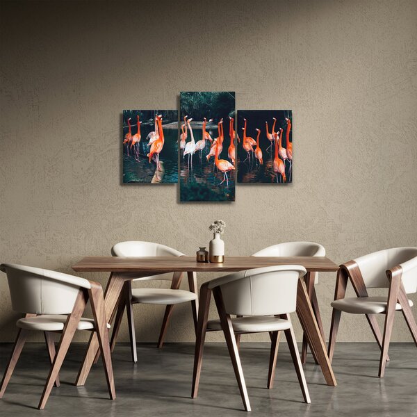 Slika jata flaminga (90x60 cm)