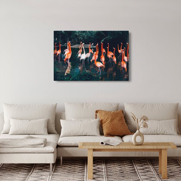 Slika jata flaminga (90x60 cm)