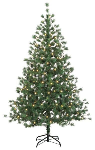 Umjetno božićno drvce s nogom 150 cm 150 LED lampica - 150 cm s LED svjetlima