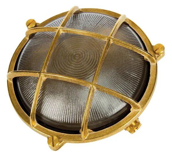ZIDNA SVJETILJKA 1XE27 MAX 60W IP65 BRASS VK/01051/NB