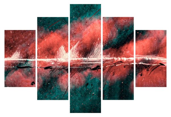 Slika - Eksplozija petroleja (150x105 cm)