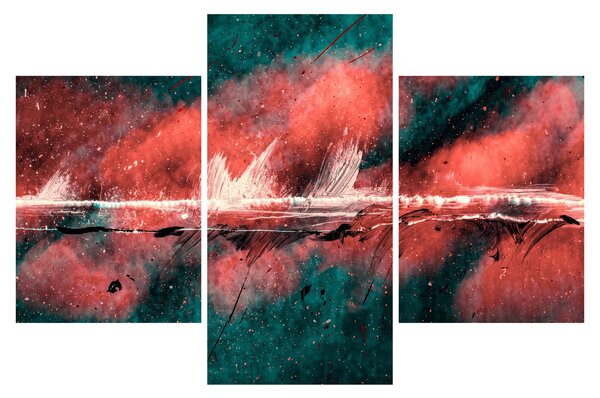 Slika - Eksplozija petroleja (90x60 cm)