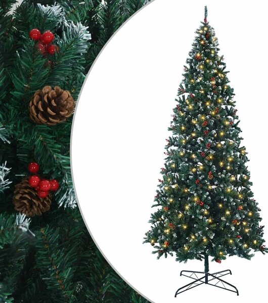 Umjetno božićno drvce s nogom 400 cm 600 LED lampica - 400 cm s LED svjetlima