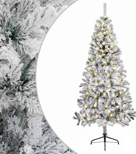 Umjetno božićno drvce s nogom 210 cm 300 LED lampica - 210 cm s LED svjetlima