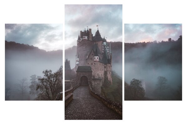 Slika - Dvorac Eltz, Njemačka (90x60 cm)