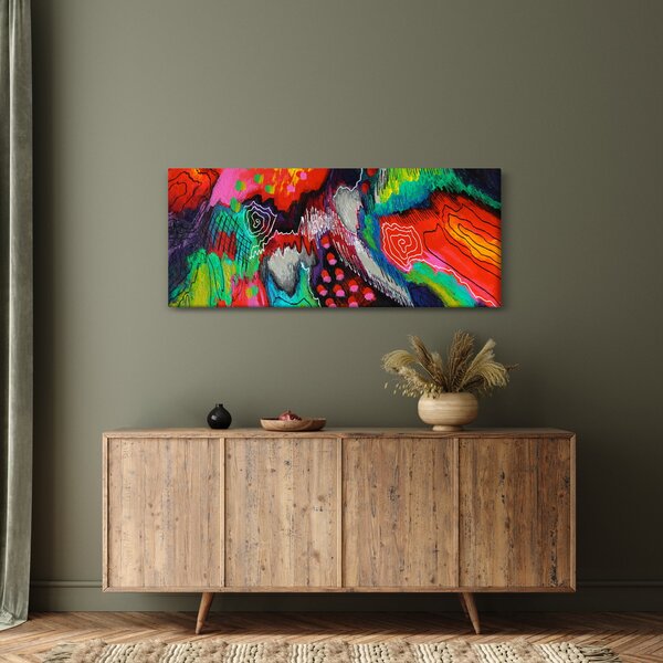 Apstraktna slika - boje (120x50 cm)
