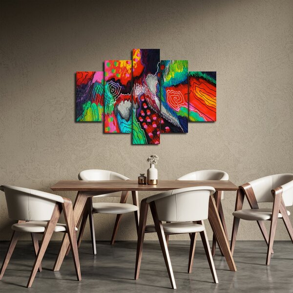 Apstraktna slika - boje (150x105 cm)