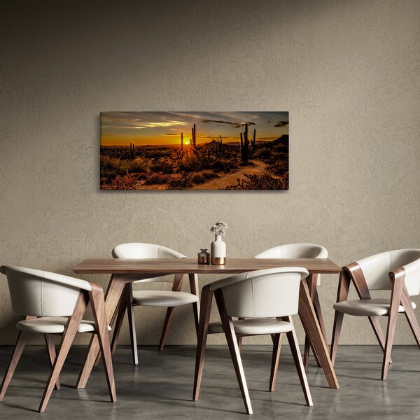 Slika - Kraj dana u pustinji Arizona (120x50 cm)