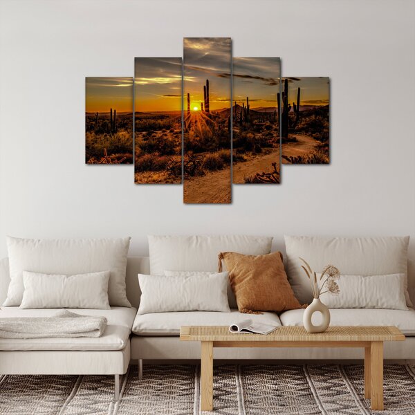 Slika - Kraj dana u pustinji Arizona (150x105 cm)