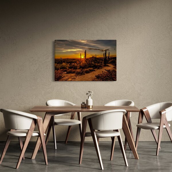 Slika - Kraj dana u pustinji Arizona (90x60 cm)