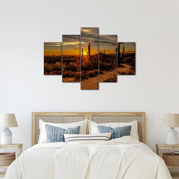 Slika - Kraj dana u pustinji Arizona (150x105 cm)