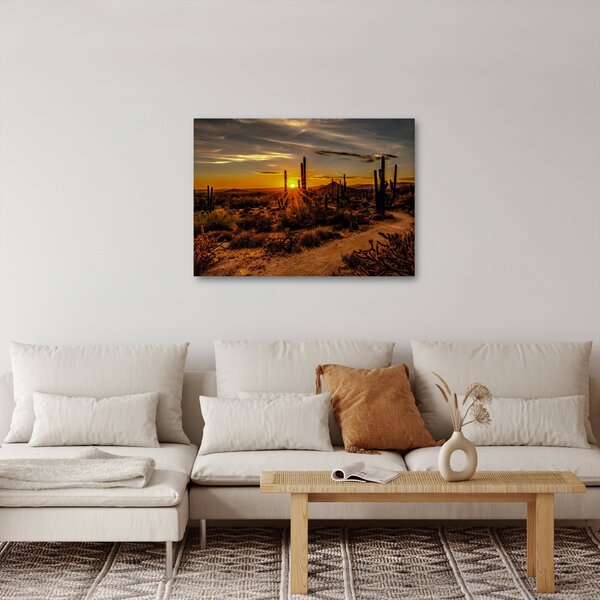 Slika - Kraj dana u pustinji Arizona (70x50 cm)