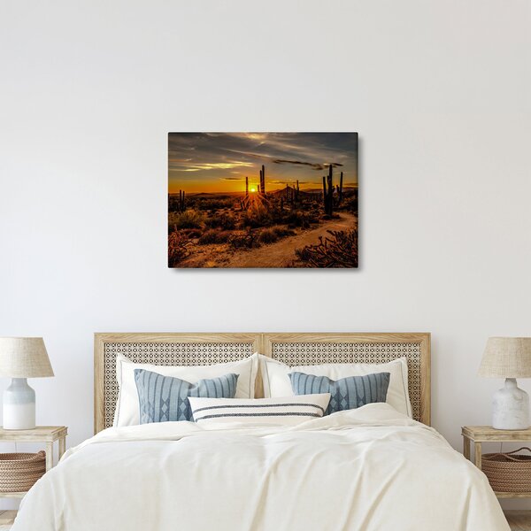 Slika - Kraj dana u pustinji Arizona (70x50 cm)