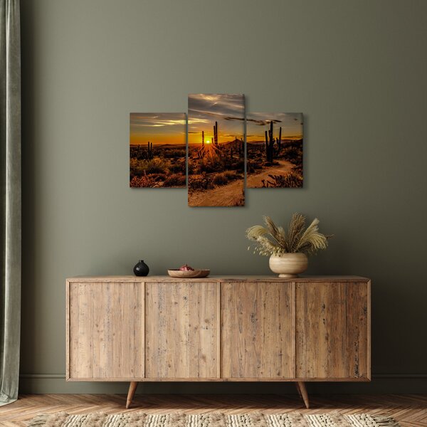 Slika - Kraj dana u pustinji Arizona (90x60 cm)