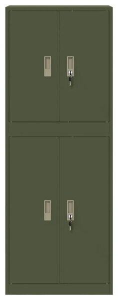 Ormarić za pohranu 2 kom. Maslinastozelena 60 x 40 x 160 cm - Maslinastozelena 60 cm 90 cm