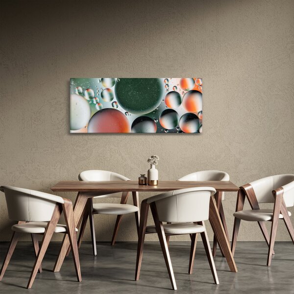Slika apstrakcije - mjehurići (120x50 cm)