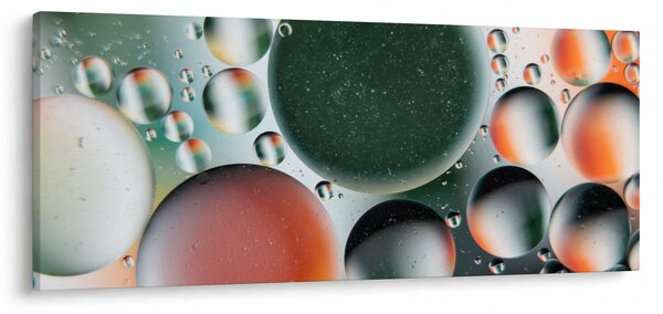Slika apstrakcije - mjehurići (120x50 cm)