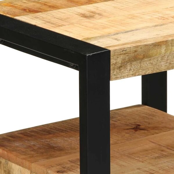 Set namještaja za kupaonicu 4 kom. Smeđa i crna 55 x 35 x 60 cm - masivno drvo manga