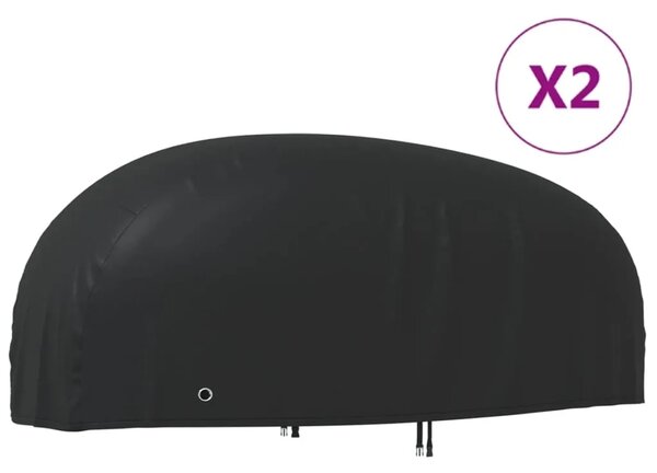 Navlake za motocikl 2 kom 295x110x140 cm od tkanine 210D Oxford - 295 x 110 x 140 cm