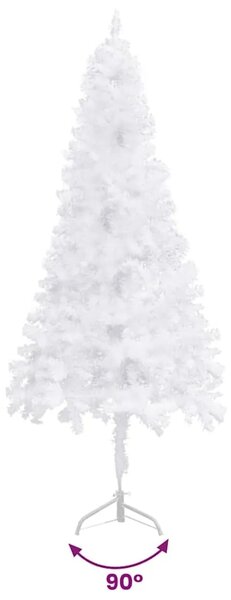 Umjetna božićna drvca PVC Steel White - Bijela 210 cm