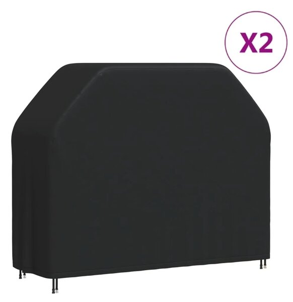 Navlake za roštilj 2 kom 162x61x122 cm tkanina 420D Oxford - 162 x 61 x 122 cm