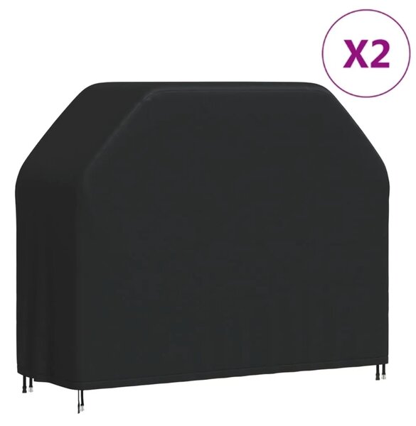 Navlake za roštilj 2 kom 147 x 61 x 112 cm tkanina 420D Oxford - 147 x 61 x 112 cm
