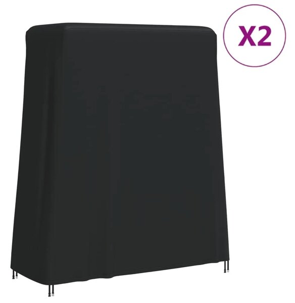 Navlake za stol za stolni tenis 2 kom 165x70x185 cm Oxford 420D