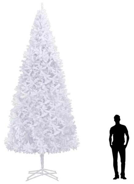 Umjetno božićno drvce 500 cm bijelo - Bijela 500 x 230 cm