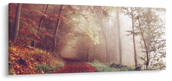 Slika - Jesenja šetnja šumom (120x50 cm)