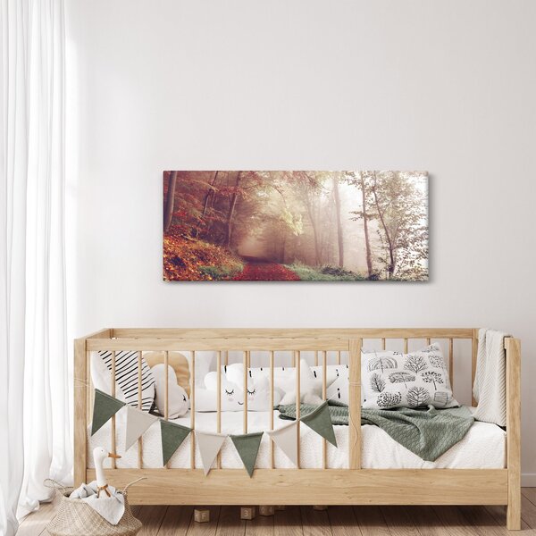 Slika - Jesenja šetnja šumom (120x50 cm)