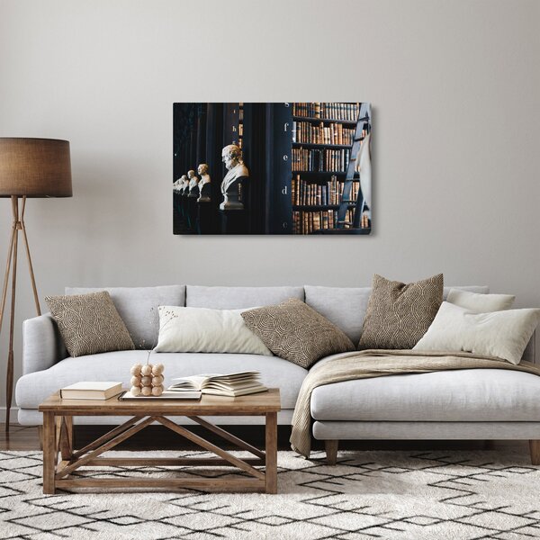 Slika - U knjižnici (90x60 cm)