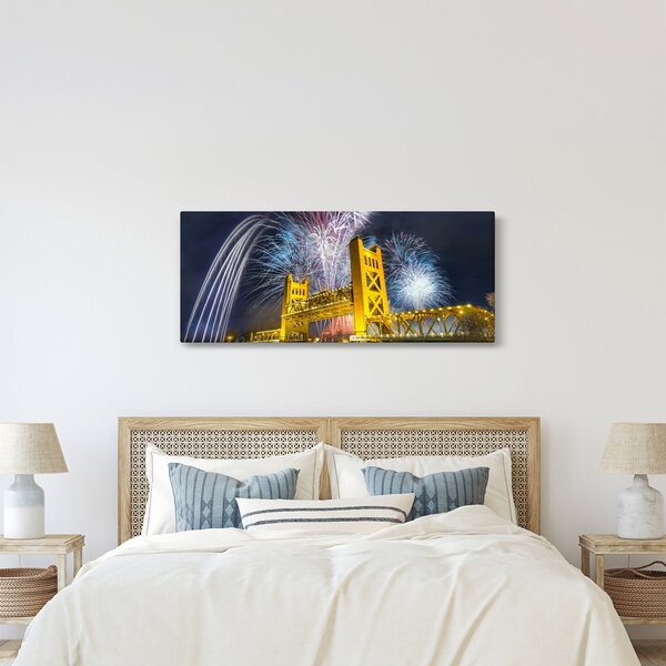Slika - Doček Nove godine (120x50 cm)