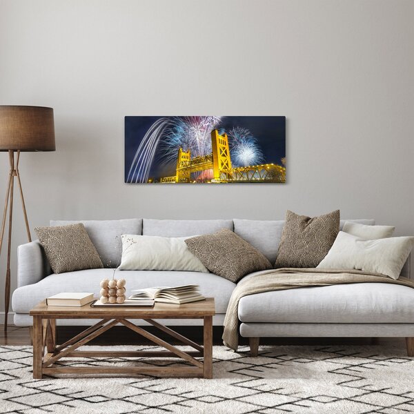 Slika - Doček Nove godine (120x50 cm)