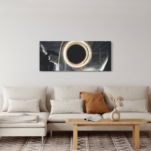 Slika - Svjetlosni šou po kiši (120x50 cm)