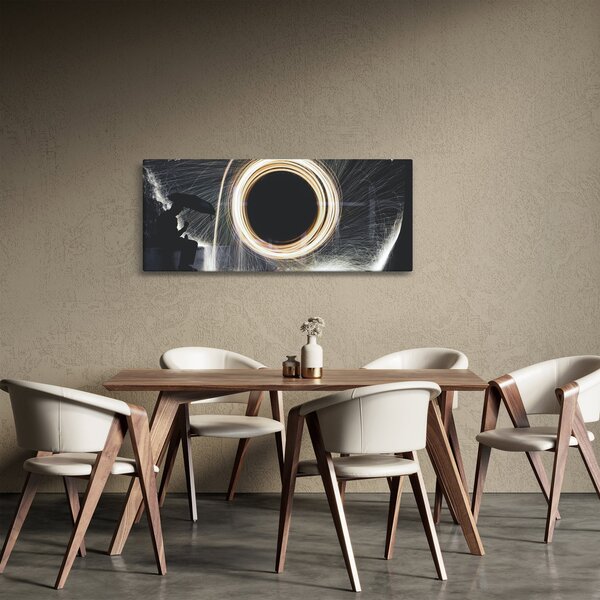 Slika - Svjetlosni šou po kiši (120x50 cm)