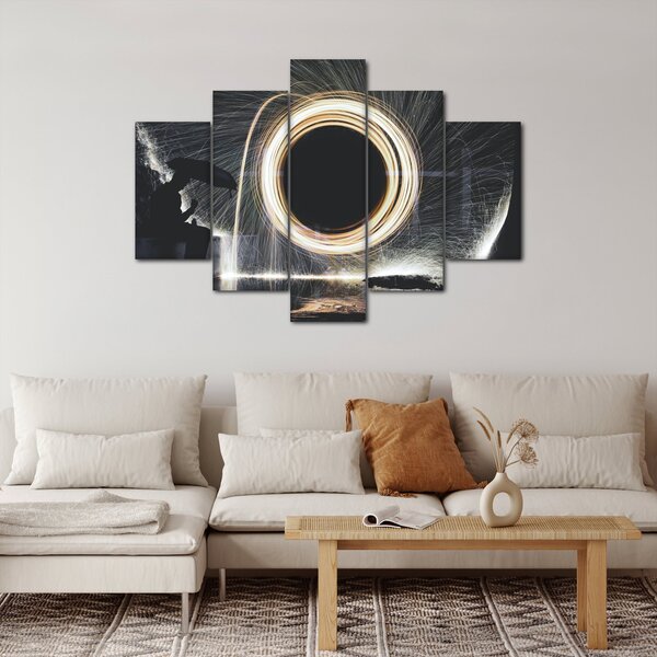 Slika - Svjetlosni šou po kiši (150x105 cm)