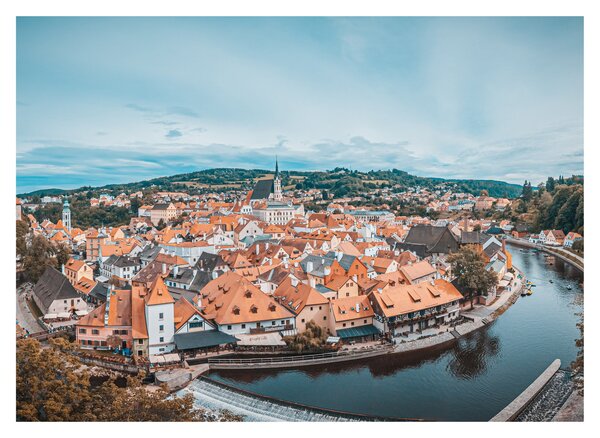 Slika - Český Krumlov (70x50 cm)