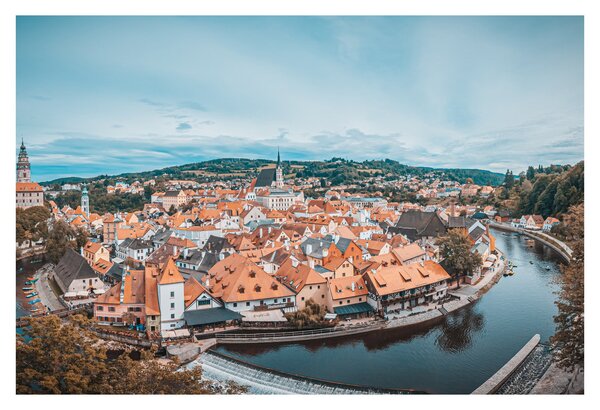 Slika - Český Krumlov (90x60 cm)