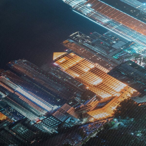 Slika - Noć u Kuala Lumpuru (120x50 cm)