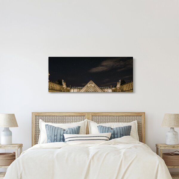 Slika - Louvre noću (120x50 cm)