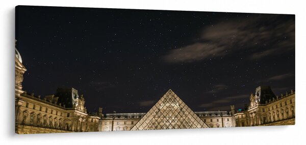 Slika - Louvre noću (120x50 cm)
