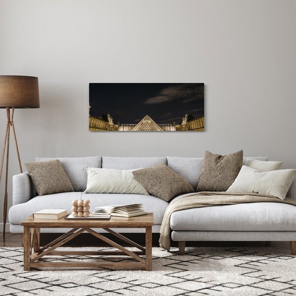 Slika - Louvre noću (120x50 cm)