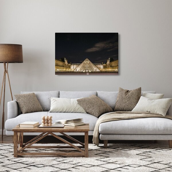 Slika - Louvre noću (90x60 cm)