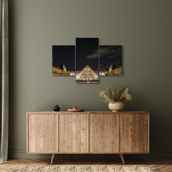 Slika - Louvre noću (90x60 cm)