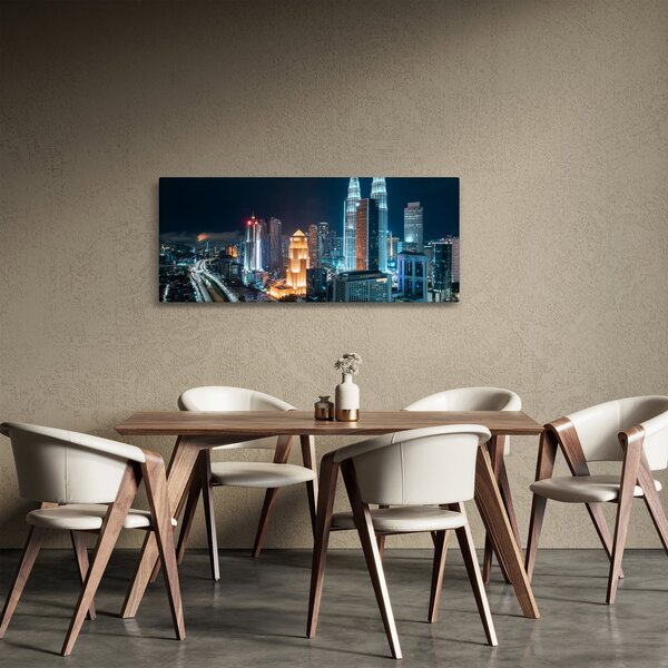 Slika - Noć u Kuala Lumpuru (120x50 cm)