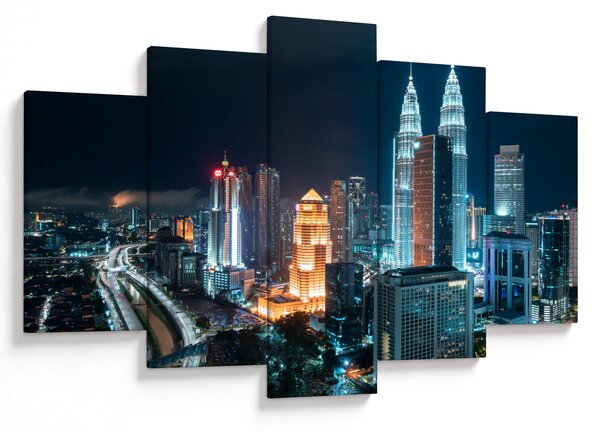 Slika - Noć u Kuala Lumpuru (150x105 cm)