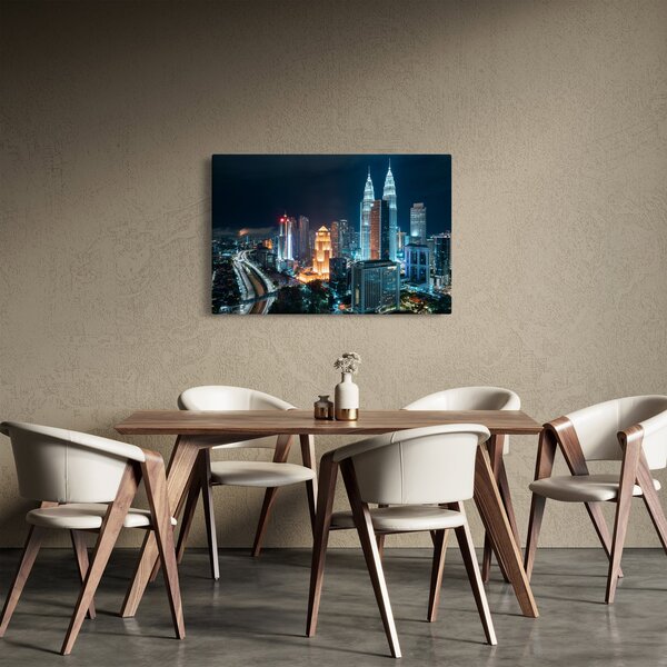 Slika - Noć u Kuala Lumpuru (90x60 cm)