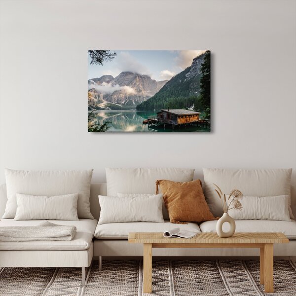 Slika - Lake Prags (90x60 cm)