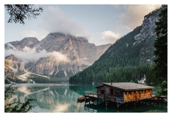 Slika - Lake Prags (90x60 cm)